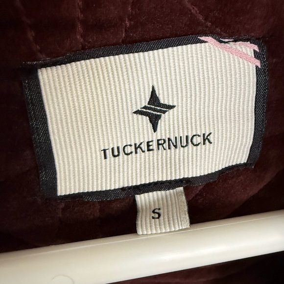 Tuckernuck Chocolate Quilted Velvet Simone Wrap Jacket – Size Small - Picture 12 of 12